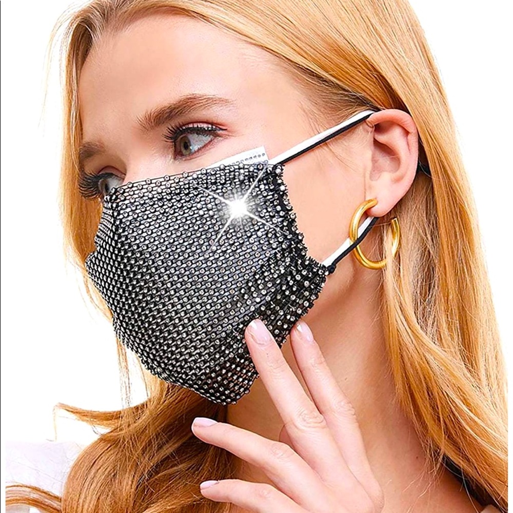 Rhinestone Mask Cover 🌟2/$20🌟